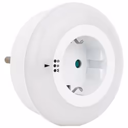 REV 003371731, Veilleuse à brancher, Blanc, LED, Secteur, 230 V