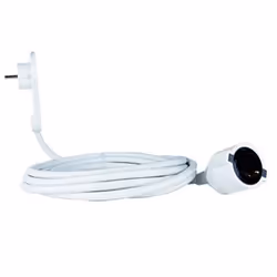 REV 0016035114, 3 m, Intérieure, 1,5 mm², Blanc, 1 sortie(s) CA, 1 pièce(s)