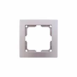 Cadre 1 poste REV Studio platine Design intemporel et esthétique - Pour montage vertical et horizontal - Uniquement en combin ...