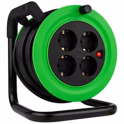 REV 0010043812, 15 m, Intérieure, 1,5 mm², Noir, Vert, 4 sortie(s) CA, 230 V