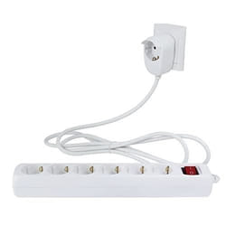 Multiprise - REV - 6 + 1 - Câble 2m - Interrupteur - Protection enfant
