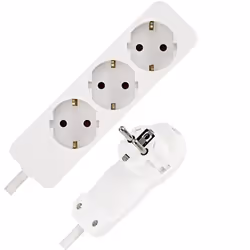 REV MULTIPRISE 3-FACH 2M BLANC