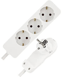 REV MULTIPRISE 3-FACH 2M BLANC
