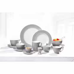 Flirt by R&B DOPPIO Tasse Gris Café