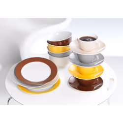 Flirt by R&B DOPPIO Tasse Gris Café