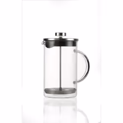Ritzenhoff & Breker Rio, Presse française, 0,8 L, Noir, Argent, Transparent, Verre, 110 mm, 140 mm