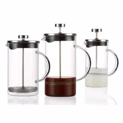 Ritzenhoff & Breker Rio Presse française 0,8 L Noir, Argent, Transparent