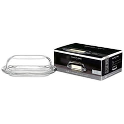 RITZENHOFF & BREKER BEURRIER STYLE 20 X 13 X 7 CM EN VERRE TRANSPARENT