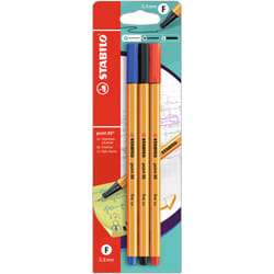 STABILO 4006381102131 stylo fin Multicolore 3 pièce(s)