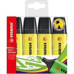 STABILO BOSS Original marqueur 1 pièce(s) Pointe biseautée Jaune