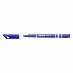 STABILO SENSOR fine, Bleu, Fin, Bleu, Rond, Métal, 0,3 mm