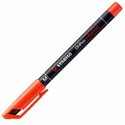 STABILO OHPen universal permanent, 4 Pack marqueur indélébile Pointe ogive Noir, Bleu, Vert, Rouge 4 pièce(s)