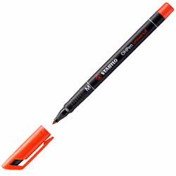 STABILO OHPen universal permanent, 4 Pack marqueur indélébile Pointe ogive Noir, Bleu, Vert, Rouge 4 pièce(s)