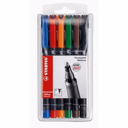 STABILO OHPen Universal, Multicolore, Allemagne, 6 pièce(s), 80 mm, 153 mm, 16 mm