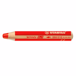 STABILO woody 3 in 1, Rouge, 1 pièce(s)