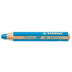 STABILO woody 3 in 1 Bleu 1 pièce(s)