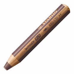 STABILO woody 3 in 1, Marron, 1 pièce(s)