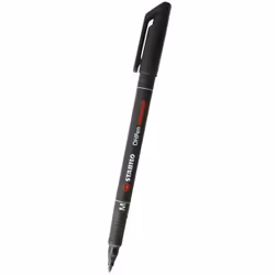 STABILO OHPen, Noir, Noir, Plastique, Moyen, 1 mm, CE