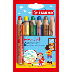 STABILO Woody 3 in 1 Multicolore 6 pièce(s)