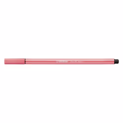 STABILO Pen 68, 1 couleurs, Rose, Pointe ogive, 1 mm, Rose, Hexagonal