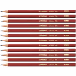 STABILO Schwan, 2H, Rouge, Hexagonal, République tchèque, 2,2 mm, 48 mm