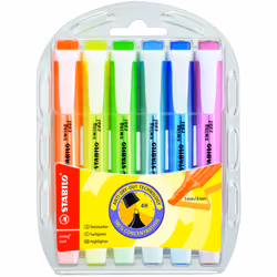 STABILO Swing Cool, 6 pièce(s), Multicolore, Multicolore, 1 mm, 113 mm, 15 mm