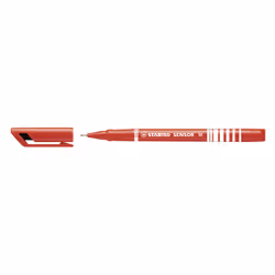 STABILO Sensor medium, Rouge, Moyen, Rouge, Rond, Métal, 0,7 mm