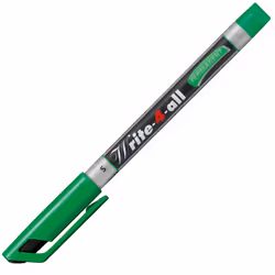 STABILO Write-4-all, Vert, Vert, Argent, 0,4 mm, Vitrocéramique, Feuille, Verre, Métal, Plastique, Allemagne, 10 mm
