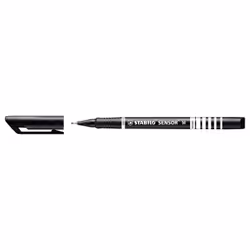 STABILO Sensor medium stylo fin Moyen Noir, Bleu, Vert, Rouge 4 pièce(s)