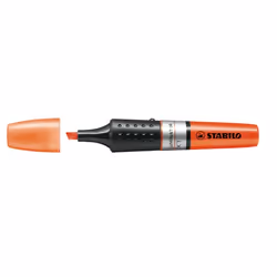 STABILO Luminator, 1 pièce(s), Orange, Pointe biseautée, Noir, Orange, Polypropylène (PP), 2 mm