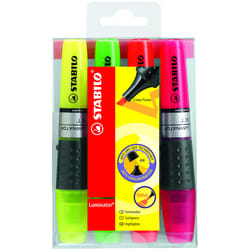 STABILO luminator marqueur 4 pièce(s) Multicolore