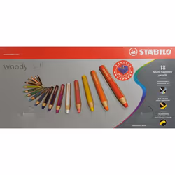 STABILO Woody 3 in 1, 18 pièce(s)