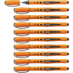 STABILO worker+ medium Stylo à bille Noir 10 pièce(s)