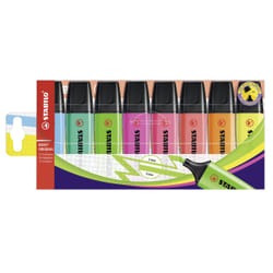 STABILO BOSS ORIGINAL marqueur 8 pièce(s) Pointe biseautée Multicolore