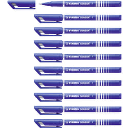 STABILO SENSOR fine stylo fin Bleu 10 pièce(s)