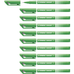 STABILO SENSOR fine stylo fin Vert 10 pièce(s)