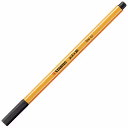 STABILO point 88 stylo fin Noir, Bleu, Vert, Lilas, Rouge, Violet 6 pièce(s)