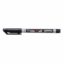 STABILO Write-4-all, Noir, Noir, Argent, 0,4 mm, Vitrocéramique, Feuille, Verre, Métal, Plastique, Allemagne, Encre à base d' ...