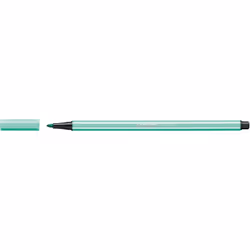 STABILO Pen 68, 1 couleurs, Turquoise, Pointe ogive, 1 mm, Turquoise, Hexagonal