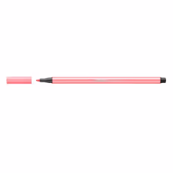 STABILO Pen 68, 1 couleurs, Rose, Pointe ogive, 1 mm, Rose, Hexagonal