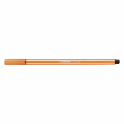 STABILO Pen 68, 1 couleurs, Orange, Pointe ogive, 1 mm, Orange, Hexagonal