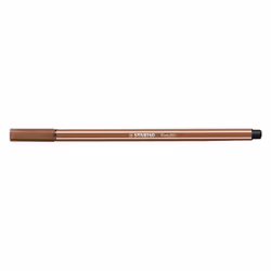 STABILO Pen 68, 1 couleurs, Marron, Pointe ogive, 1 mm, Marron, Hexagonal