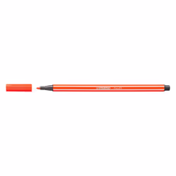 STABILO Pen 68, 1 couleurs, Rouge, Pointe ogive, 1 mm, Rouge, Hexagonal
