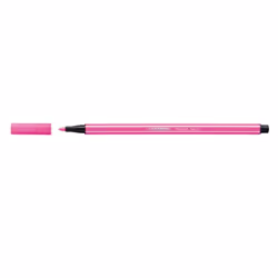 STABILO Pen 68, 1 couleurs, Rose, Pointe ogive, 1 mm, Rose, Hexagonal