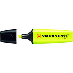 STABILO BOSS ORIGINAL marqueur 1 pièce(s) Pointe biseautée Jaune