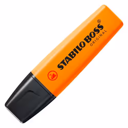 STABILO BOSS ORIGINAL, 1 pièce(s), Orange, Pointe biseautée, Orange, Rectangle, 2 mm