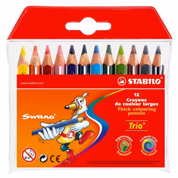 STABILO Trio, Multicolore, République tchèque, 4,2 mm, 10 mm, 127 mm, 117 mm