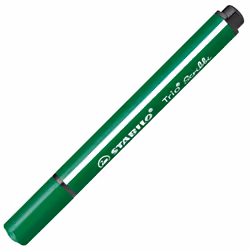 STABILO Trio Scribbi, 1 couleurs, Vert, Fibre, 2 mm, Vert, Triangle