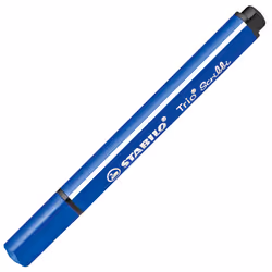 STABILO Trio Scribbi, 1 couleurs, Bleu, Fibre, 2 mm, Bleu, Triangle