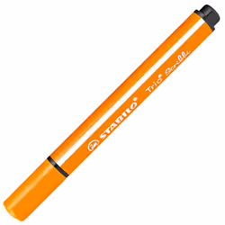 STABILO Trio Scribbi, 1 couleurs, Orange, Fibre, 2 mm, Orange, Triangle
